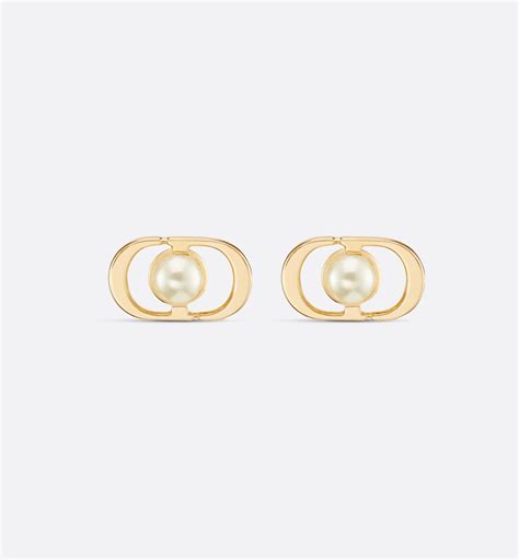 Petit CD Jolie Mini Stud Earrings Gold